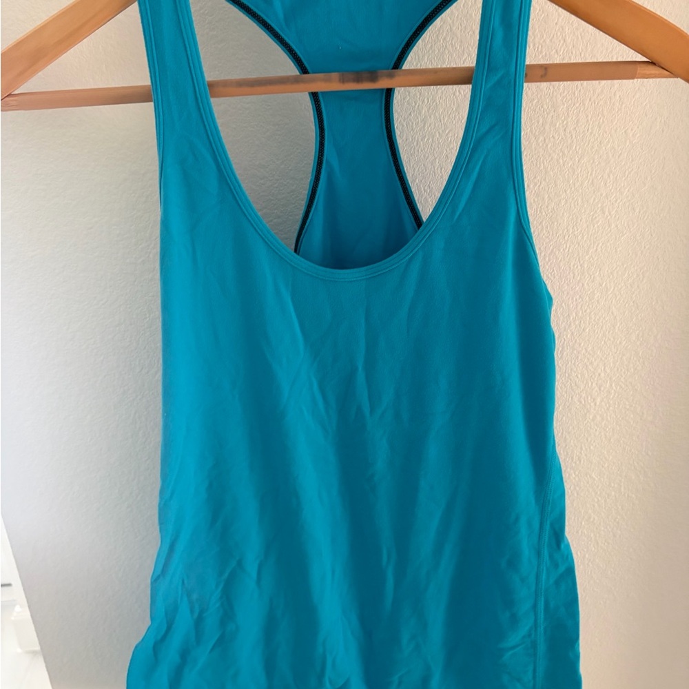 Lululemon Turquoise Racerback Tank